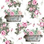 Decoupage Paper Napkins - Peony Flower Boxes