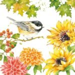 Decoupage Paper Napkins - Autumn Song