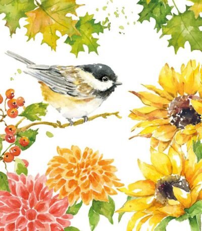 Decoupage Paper Napkins - Autumn Song