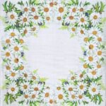 Decoupage Paper Napkins - Daisy Frame
