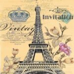 Decoupage Paper Napkins - Eiffel Tower