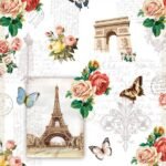 Decoupage Paper Napkins - Paris Monuments