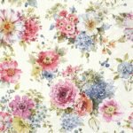Decoupage Paper Napkins - Garden Flower Cream