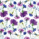 Decoupage Paper Napkins - Flowers With Dragonfly