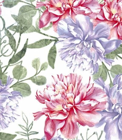 Decoupage Paper Napkins - Pastel flowers