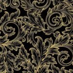 Decoupage Paper Napkins - Baroque Gold/Black