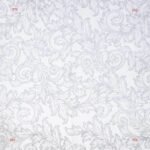 Decoupage Paper Napkins - Baroque Silver/White