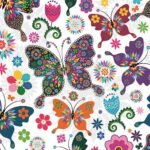 Decoupage Paper Napkins - Stained Glass Butterfly