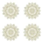 Decoupage Paper Napkins - Mandala Gold/White