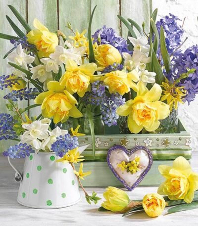 Decoupage Paper Napkins - Mix Of Flowers