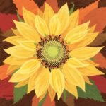 Decoupage Paper Napkins - October Sunflower