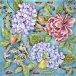 Decoupage Paper Napkins - Roslyn Garden Blue