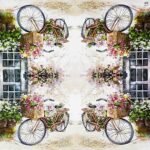 Decoupage Paper Napkins - Flower Bike
