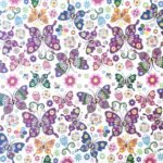 Decoupage Paper Napkins - Colorful Butterflies