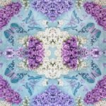 Decoupage Paper Napkins - Lilac Collage with Butterflies