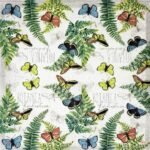 Decoupage Paper Napkins - Farfalle Cream