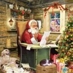 Decoupage Paper Napkins - Santas Mail