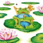 Decoupage Paper Napkins - Holiday Frog