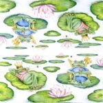 Decoupage Paper Napkins - Holiday Frog