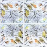 Decoupage Paper Napkins - Bird Meeting
