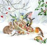Decoupage Paper Napkins - A Winter Treat