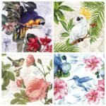Decoupage Paper Napkins - Bird 12 (4 Sheets)
