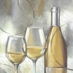 Decoupage Paper Napkins - Modern White Wine