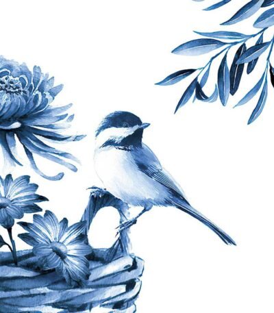 Decoupage Paper Napkins - Blue Bird