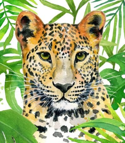 Decoupage Paper Napkins - Tropical Leo