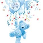 Decoupage Paper Napkins - Teddy Blue