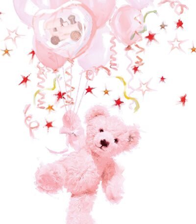 Decoupage Paper Napkins - Teddy Pink