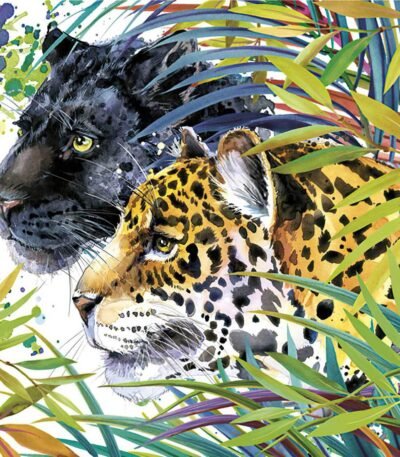 Decoupage Paper Napkins - Wild Cats Fantasy