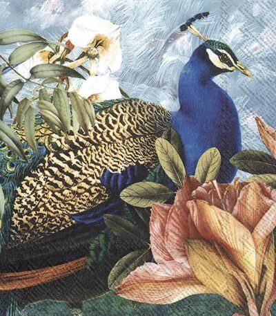 Decoupage Paper Napkins - Paradise Peacock