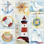 Decoupage Paper Napkins - Seaside