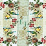 Decoupage Paper Napkins - Bird Family