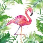 Decoupage Paper Napkins - Tropical Flamingo