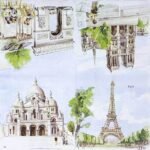 Decoupage Paper Napkins - Paris