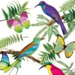 Decoupage Paper Napkins - Tropical Birds