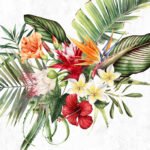 Decoupage Paper Napkins - Parfum De Paradis White