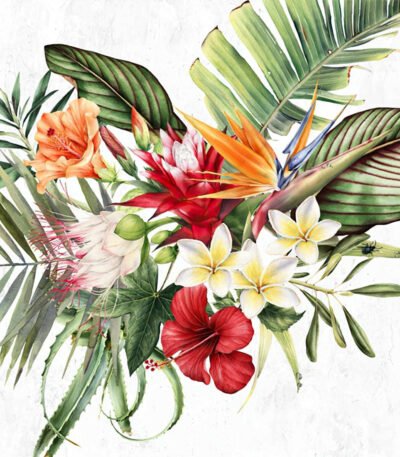 Decoupage Paper Napkins - Parfum De Paradis White