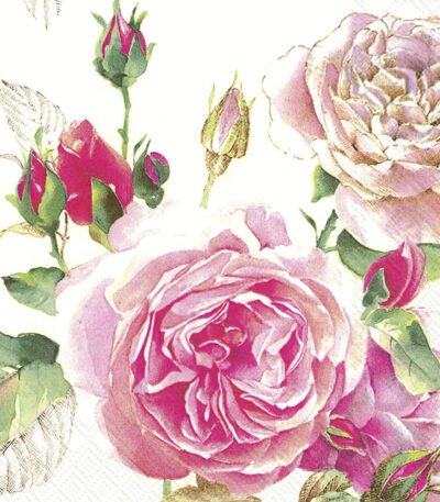 Decoupage Paper Napkins - Tea Rose