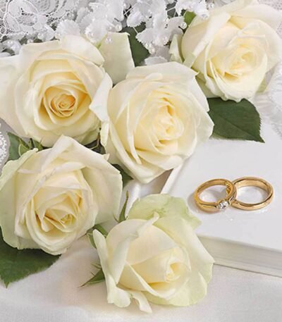 Decoupage Paper Napkins - White Wedding