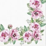 Decoupage Paper Napkins - Floral Border