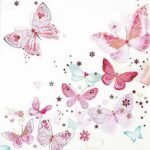 Decoupage Paper Napkins - Lovely Butterflies