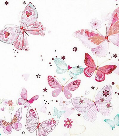 Decoupage Paper Napkins - Lovely Butterflies