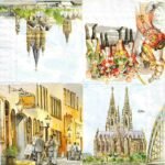Decoupage Paper Napkins - Koln