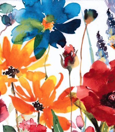 Decoupage Paper Napkins - Flores Rojas Y Amarillas