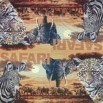 Decoupage Paper Napkins - Safari Collage