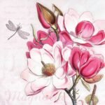 Decoupage Paper Napkins - Floral 12 (4 Sheets)