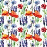 Decoupage Paper Napkins - Wild Summer Flowers